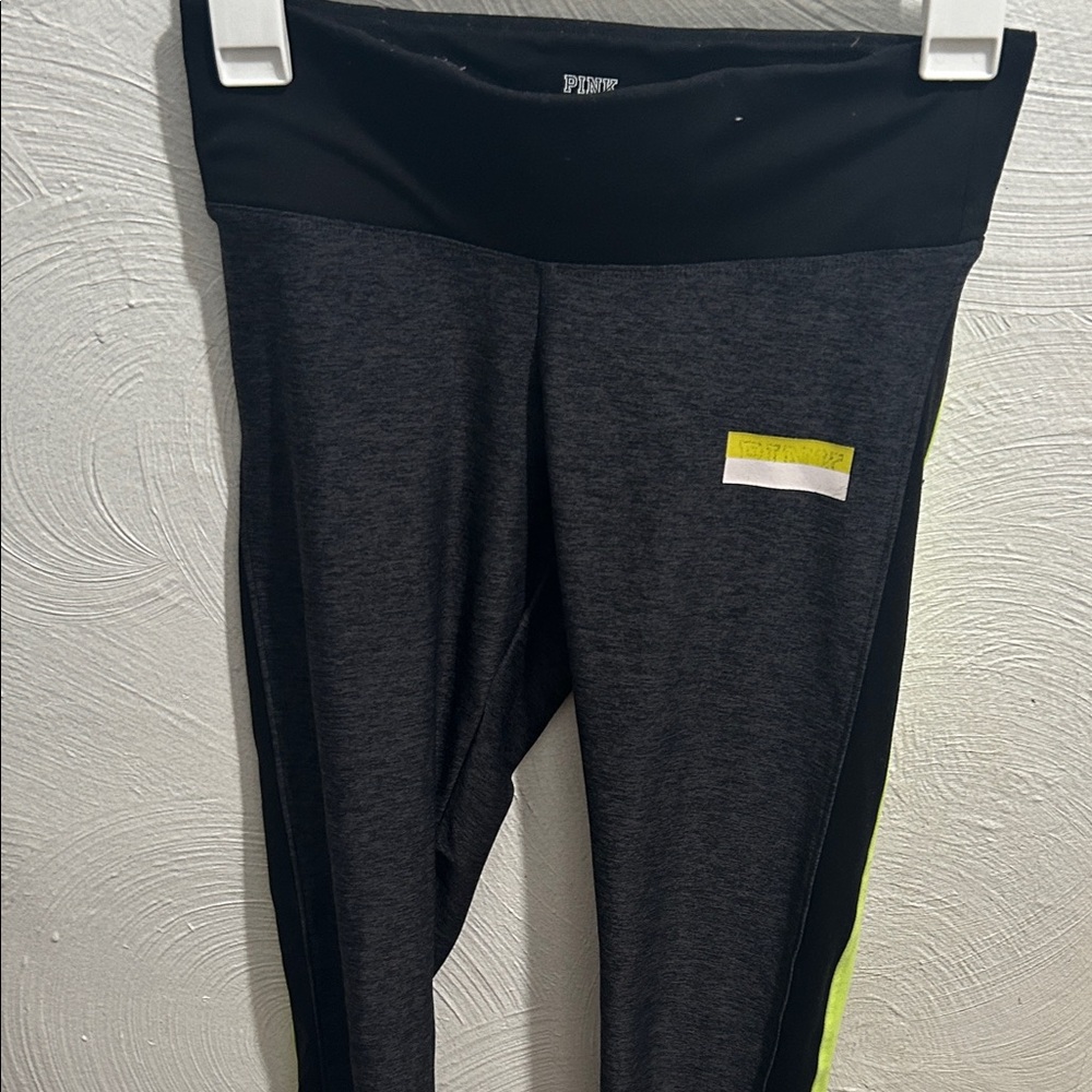 Pink Gray and Black Leggings